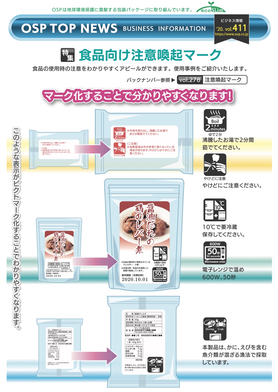 食品の使用時の注意をわかりやすくアピールする 食品向け注意喚起マーク 激安資材なら青果農業資材 Com